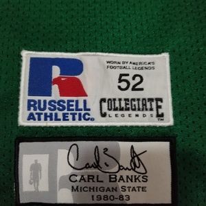 Russell Athletic Shirts - Michigan State Football Jersey #54 Banks Russell Athletic Shirts - Michigan State Football Jersey #54 Banks